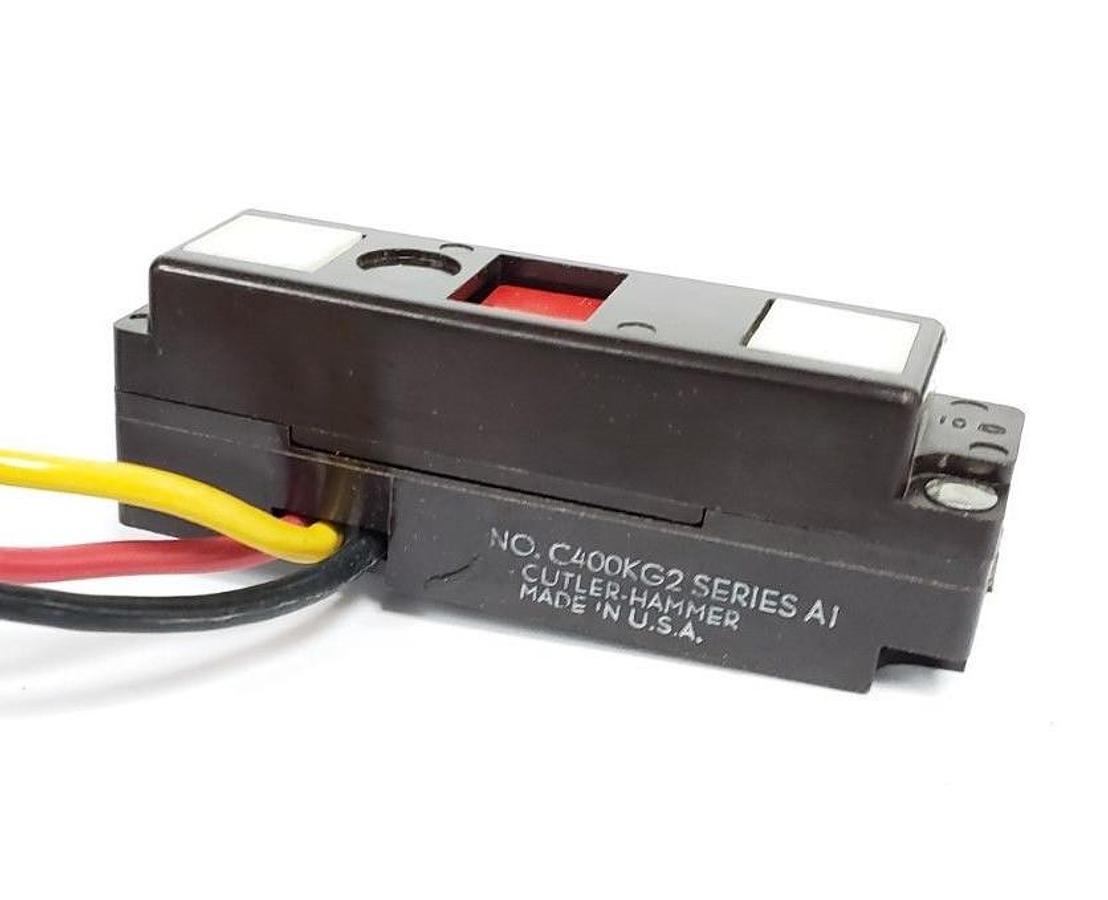 Used NIB CUTLER-HAMMER C400KG2 HAND-AUTO SELECTOR SWITCH COVER CONTROL KIT