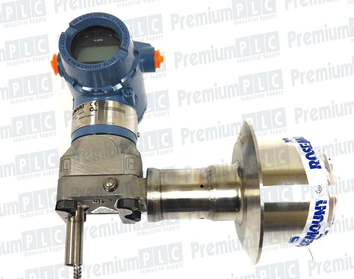 Used ROSEMOUNT 3051CD2A22A1AS2M5K5 3051C COPLANAR PRESSURE TRANSMITTER W/2 1199 SEALS