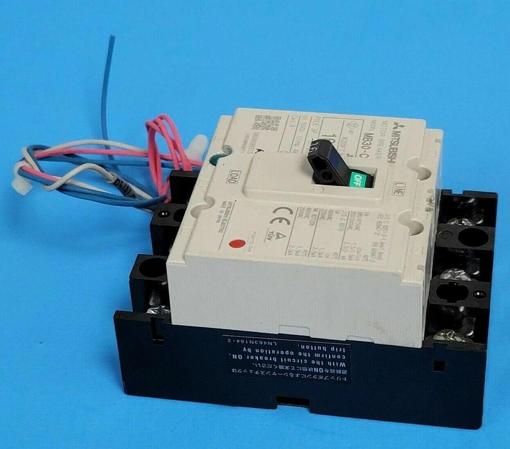 Used MITSUBISHI MB30-CS CIRCUIT BREAKER 16A, 3POLE 50/60HZ MB30CS