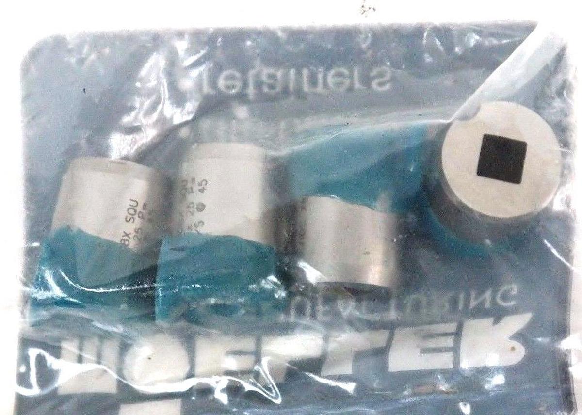 NIB MOELLER MUS020-025 P=6.5500 B=12 D6@45 PUNCH 0117-RG8X - LOT OF 4