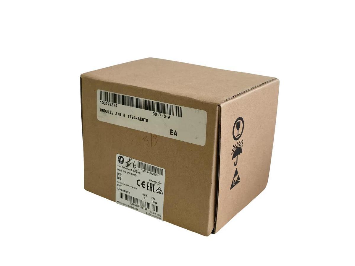 ALLEN BRADLEY 1794-AENTR /A FLEX I/O EtherNet/IP ADAPTER FW 1.013 1794AENTR NSMP