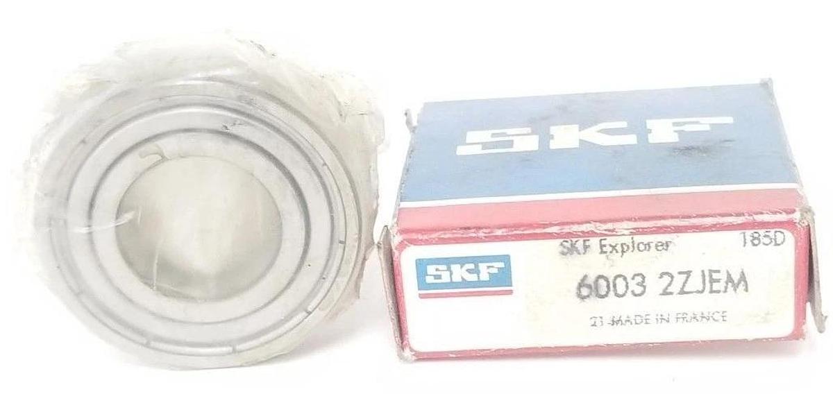 Used NIB SKF 6003-2ZJEM BALL BEARING 17 X 35 X 10 MM, 60032ZJEM