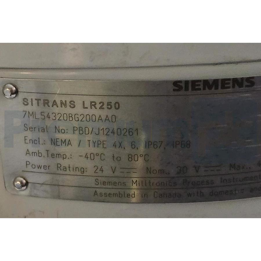 Siemens 7ML54320BG200AA0 SITRANS LR250 Radar Level Transmitter FLG. 3" DN150 NEW