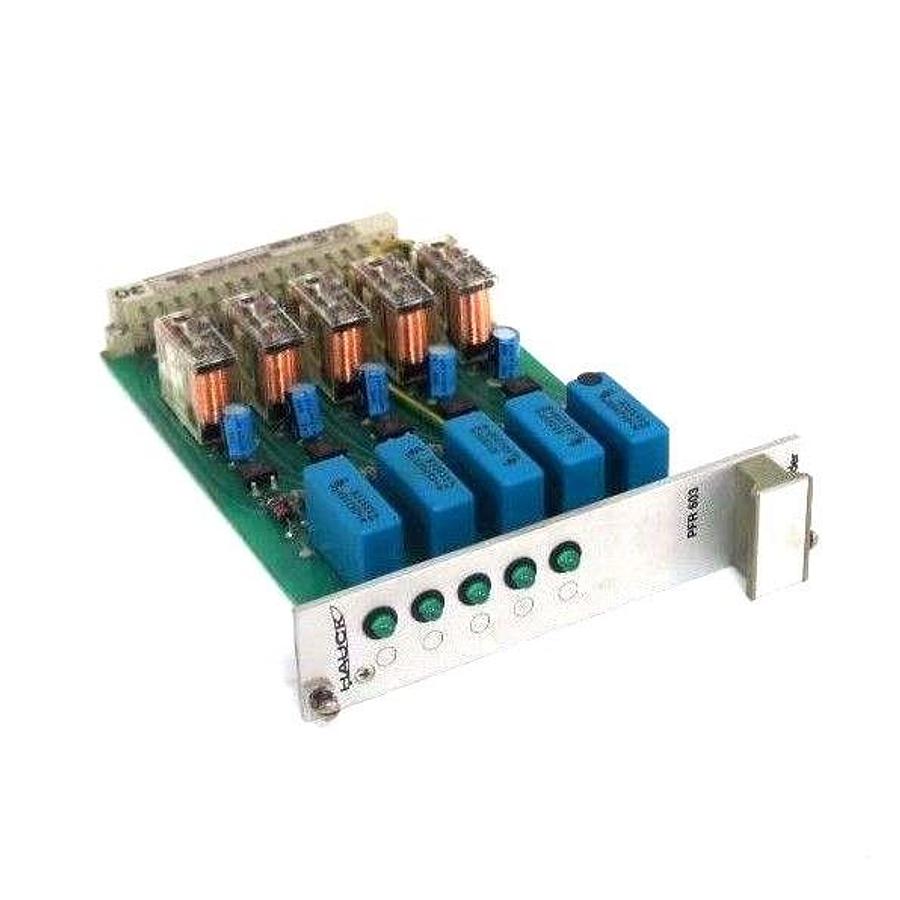 Used NEW KROM SCHRODER HAUCK PFR603 RELAY BOARD PFR-603, 110/120V, 50/60HZ, 84373040