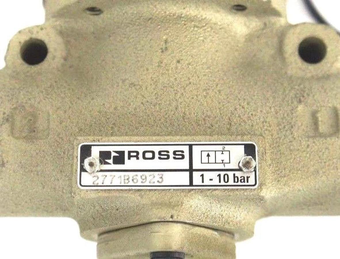 NEW ROSS CONTROLS 2771B6923 PNEUMATIC VALVE 24VDC, 1-10 BAR