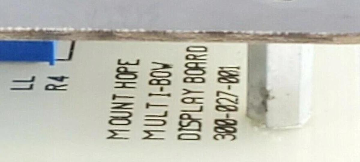 Used MOUNT HOPE MACHINERY 300-027-001 MULTI I-BOW DISPLAY PCB CIRCUIT BOARD D600371