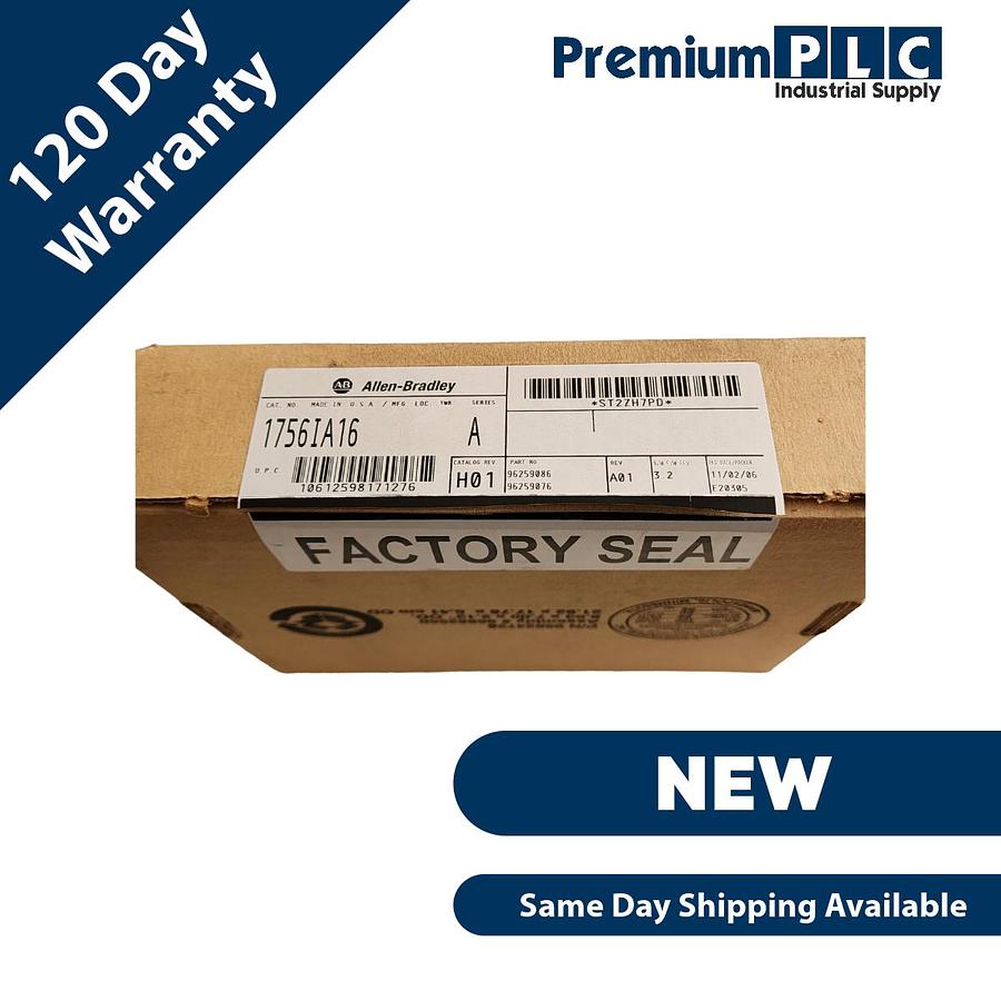 Used NEW ALLEN BRADLEY 1756-IA16 /A ControlLogix 16-PT DIGITAL INPUT MODULE 1756IA16