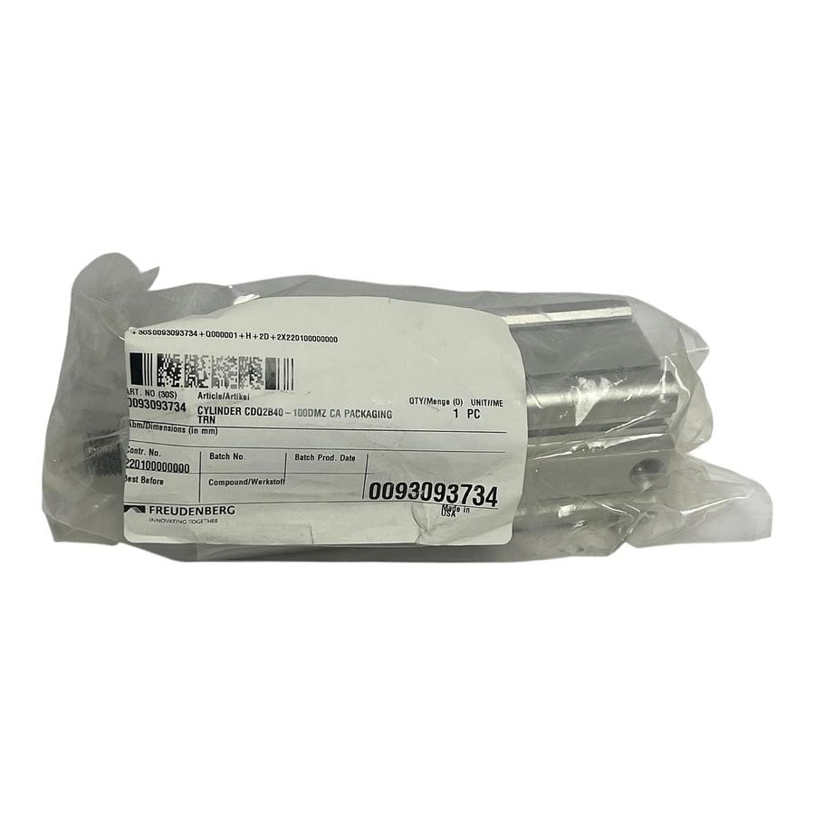 Used SMC CDQ2B40-100DMZ CQ2 Compact Cylinder Double Acting Single Rod 40mm Bore 100mm