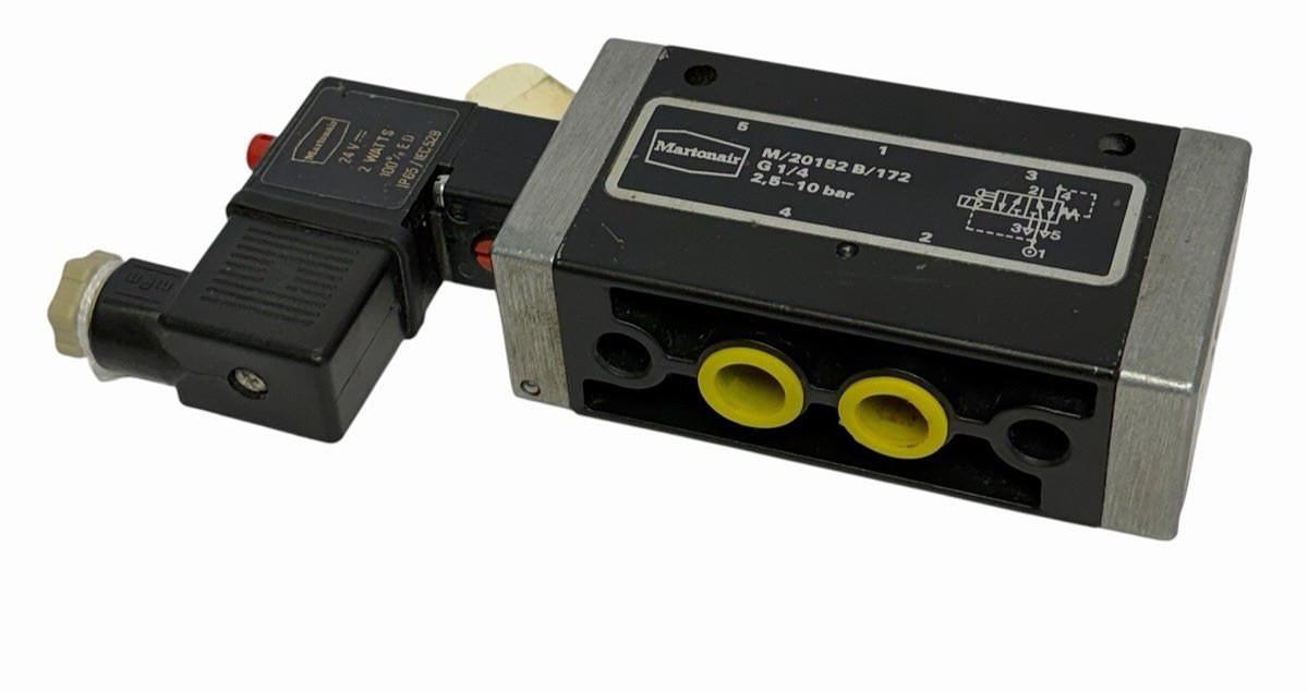 Used MARTONAIR M/20152 B/172 SOLENOID VALVE G 1/4 2,5-10 BAR
