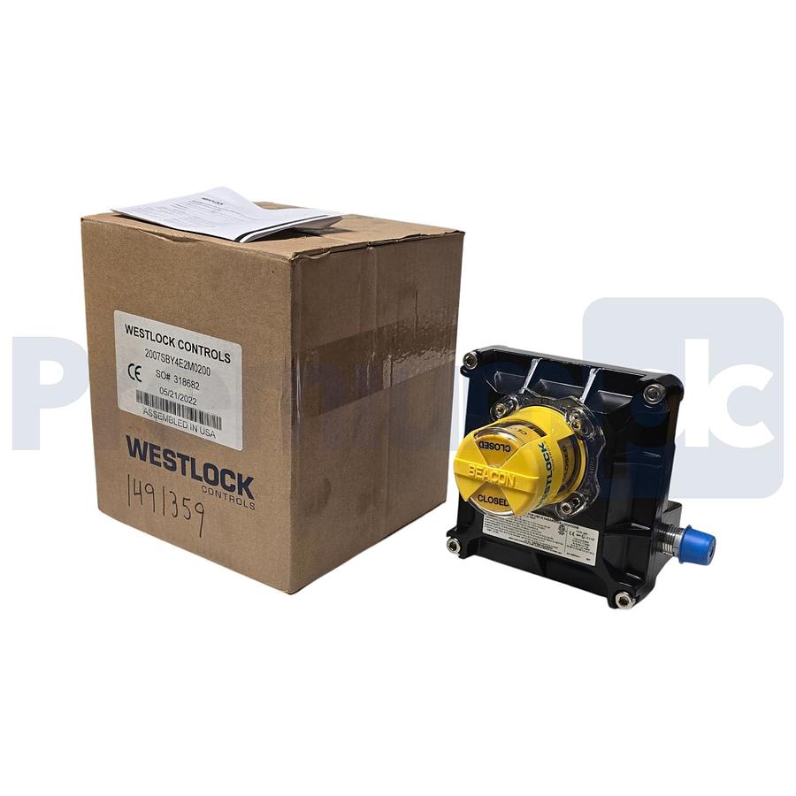 Used Westlock AccuTrak 2007 | 2007SBY4E2M0200 Valve Position Monitor Switch Box NEW