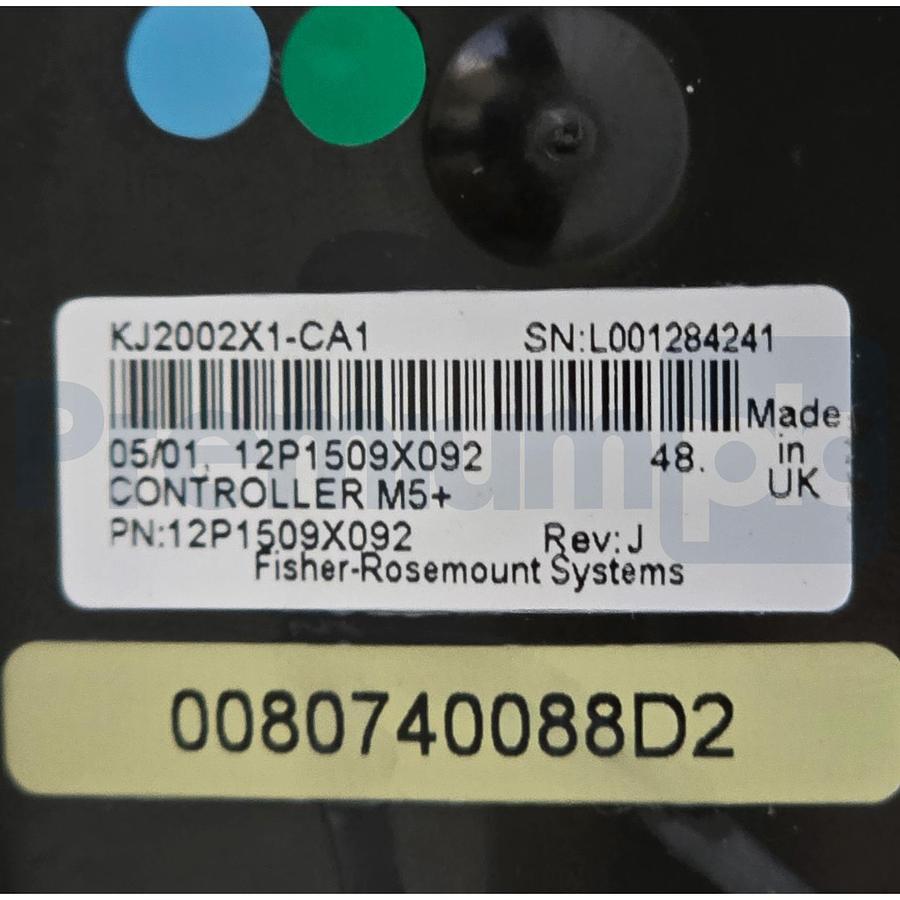 Used ROSEMOUNT EMERSON DeltaV KJ2002X1-CA1 M5+ CONTROLLER 12P1509X092 REV. J NSNP