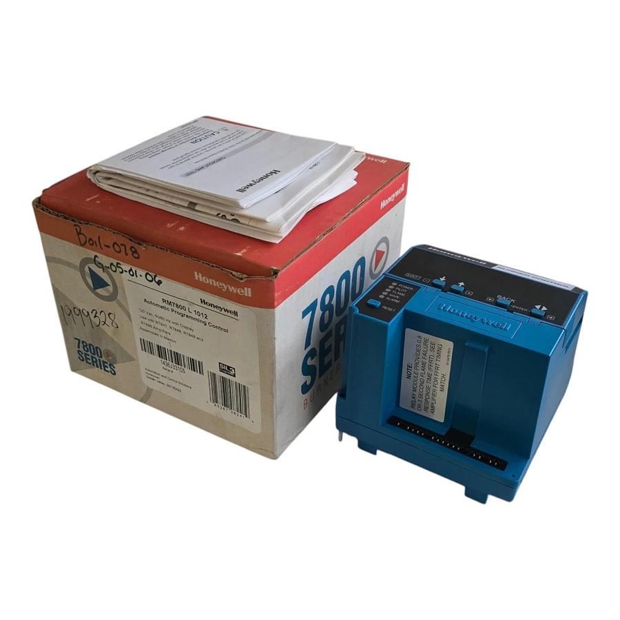 Honeywell RM7800L1012 Burner Control w/S7800 Display 120V RM7800 L 1012 NSMP