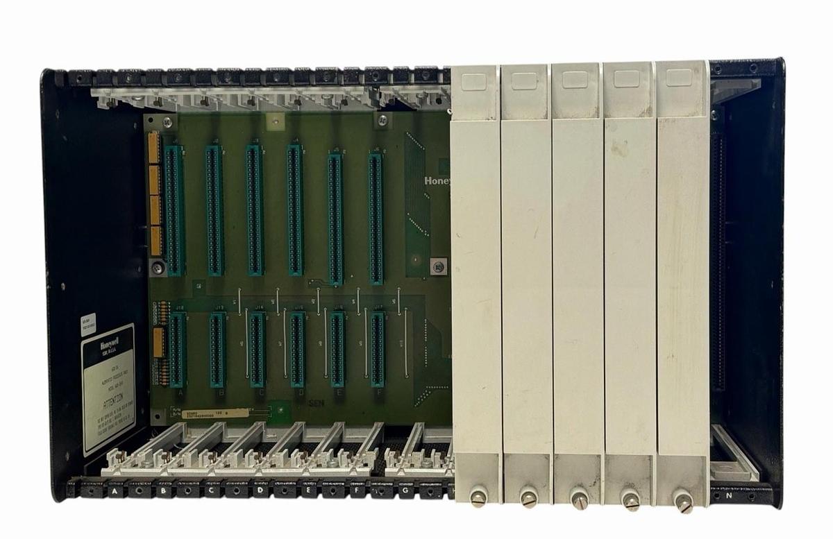 Used HONEYWELL 620-3691 AUGMENTED PROCESSOR RACK 6203691 W/ (5) 621-9900