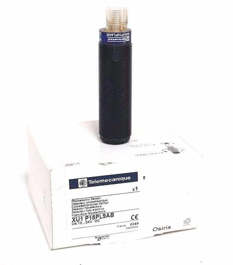 Used NIB TELEMECANIQUE XU1-P18PL9AB PHOTOELECTRIC SENSOR XU1P18PL9AB, 12...24V DC