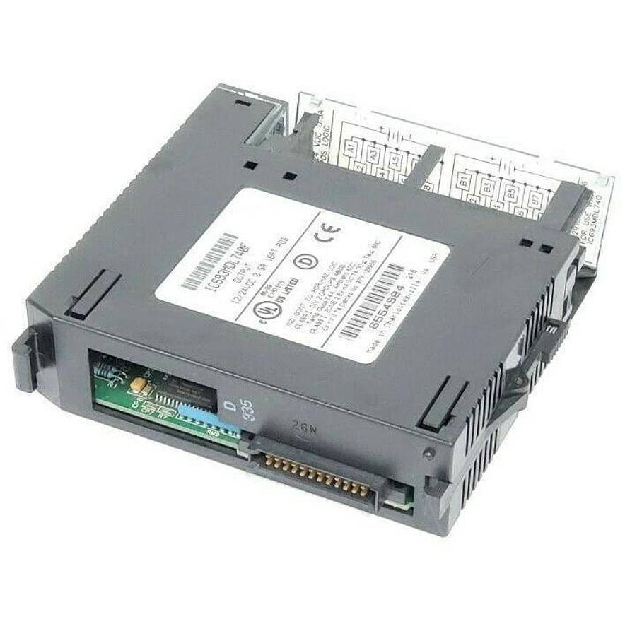 Used GE FANUC IC693MDL740F OUTPUT MODULE 12/24VDC 0.5A 16PT POS