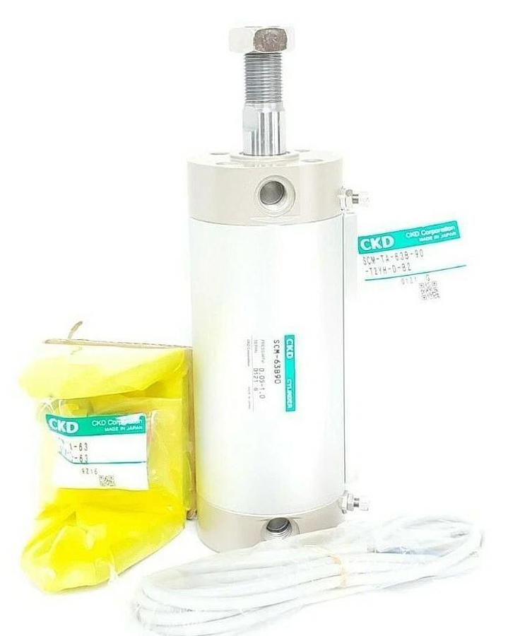 Used NIB CKD SCM-TA-63B-90-T2YH-D-B2 CYLINDER SCM-63B90, SCM-B2-63, SCM-TA-63