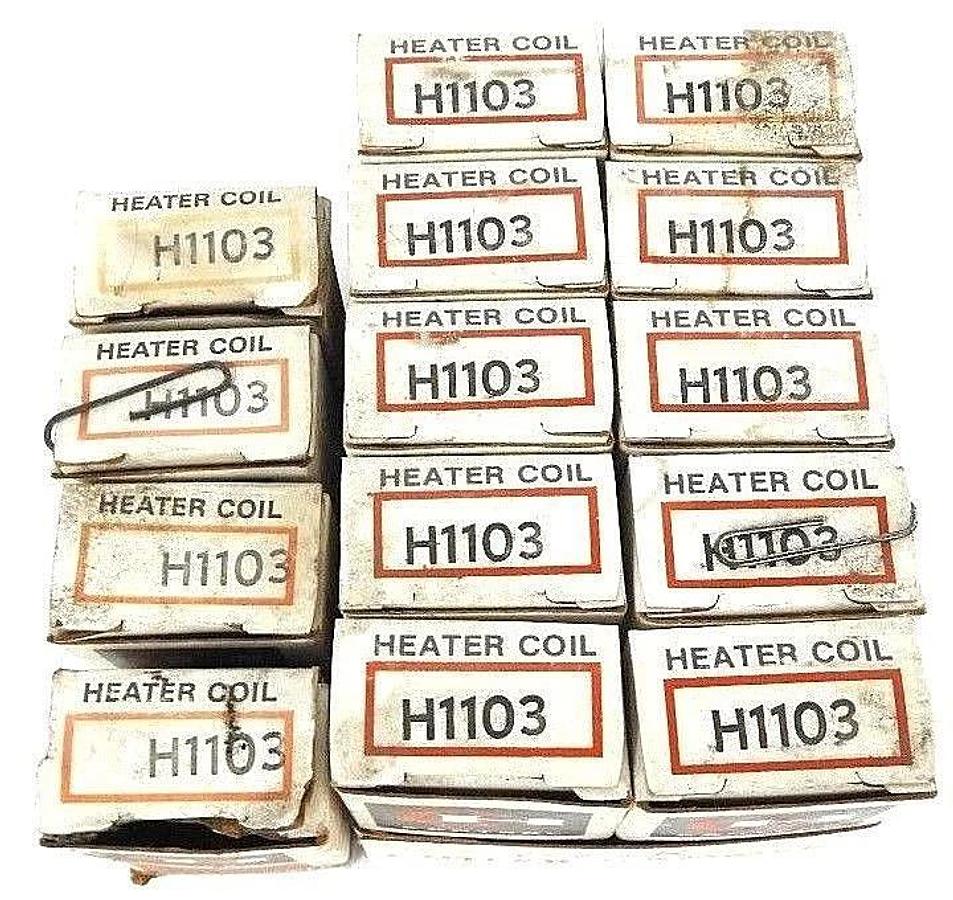 Used LOT OF 14 NEW CUTLER HAMMER H1103 HEATER COIL H-1103