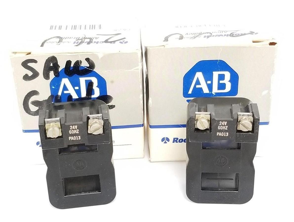 Used LOT OF 2 ALLEN BRADLEY PA-236 COILS PA236, 120V 60HZ, 110V 50HZ, (IN BOXES)