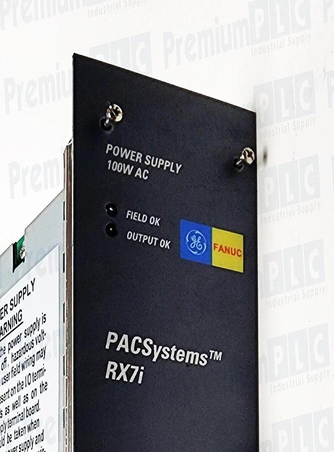 Used USED GE FANUC IC698PSA100C PACSystems RX7i POWER SUPPLY MODULE 100W AC