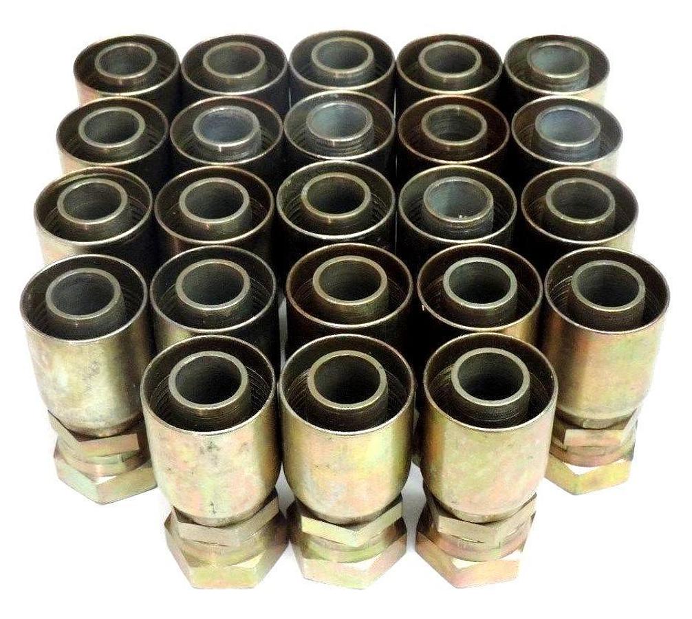LOT OF 23 NEW EATON AEROQUIP HU16 CONNECTORS