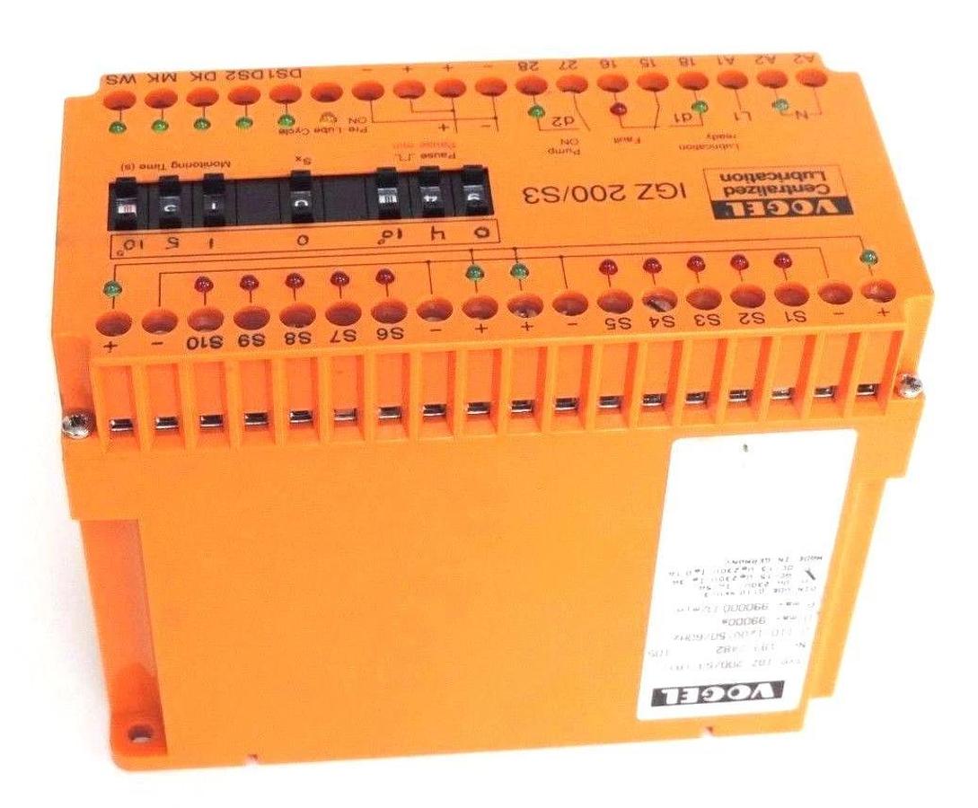 Refurbished VOGEL IGZ 200/S3 LUBRICATION TIMER MODULE 19312482, 110/120V, 50/60HZ, IGZ200S3