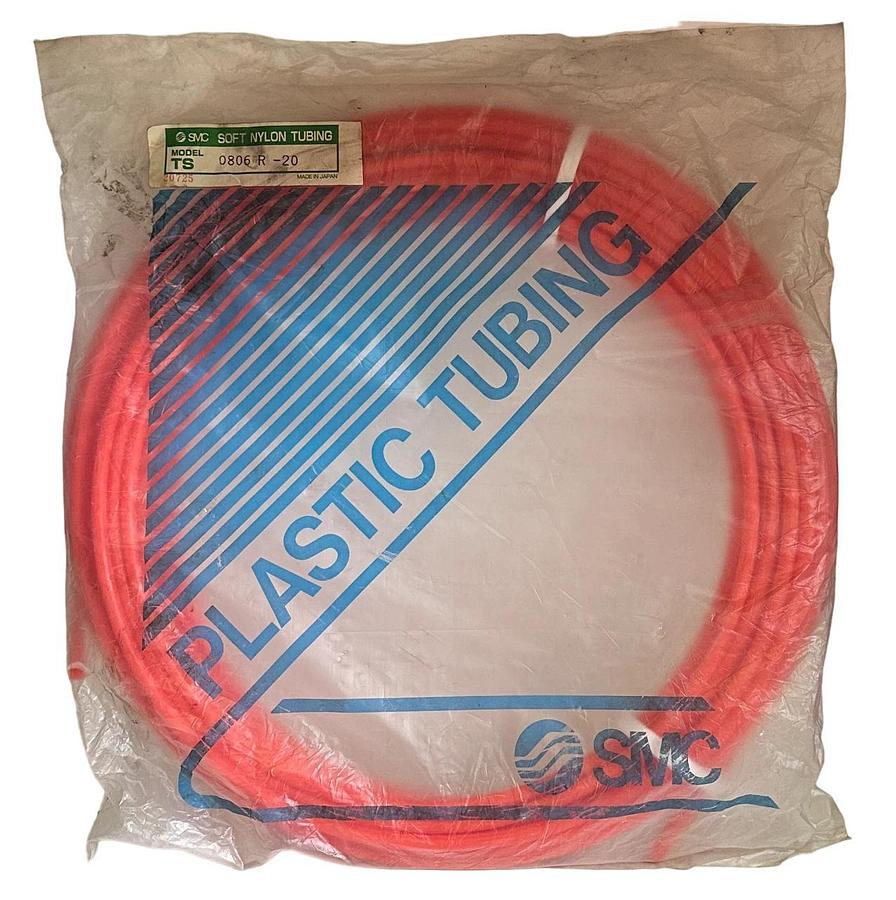 Used NEW SMC TS0806R-20 / TS0806R20 MODEL TS SOFT NYLON TUBING 0806R-20 20M ROLL