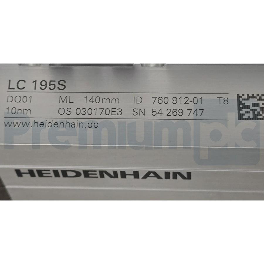 HEIDENHAIN LC 195S 140 5.0 DQ01 Linear Encoder Scale DRIVE-CLiQ 760912-01 NUPI