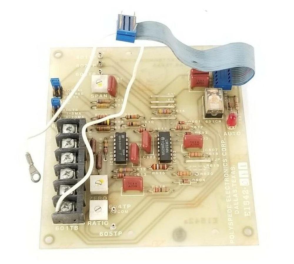 Used POLYSPEDE E1542-011 EXTERNAL SIGNAL FOLLOWER BOARD E1542011