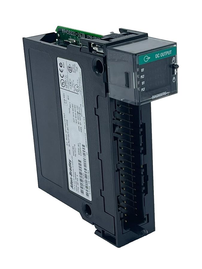 Used ALLEN BRADLEY 1756-OB16D SER A 16 Pt 24VDC Diagnostic Output Module ControlLogix