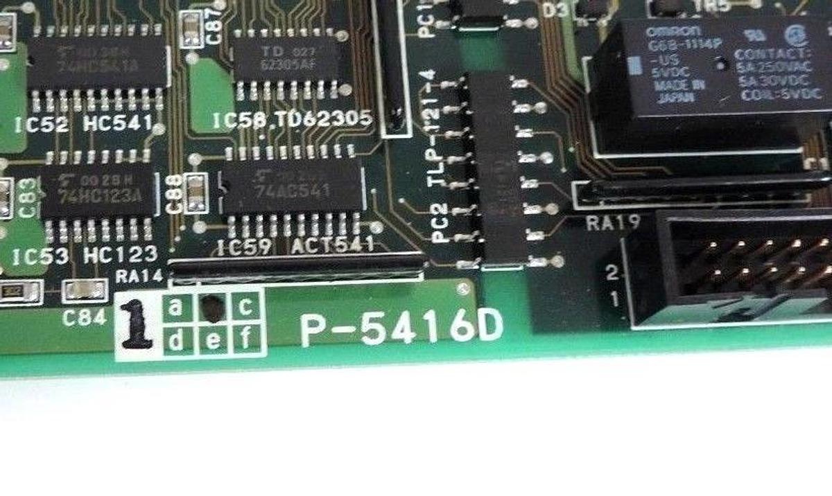 Used ISHIDA P-5416D PC BOARD REMOTE CONTROL P5416D