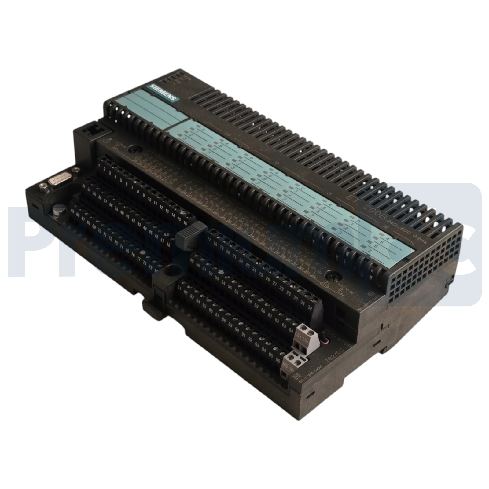 Used Siemens 6ES7133-0BN11-0XB0 ET 200B SIMATIC DP Module w/6ES7193-0CB10-0XA0 NUPI