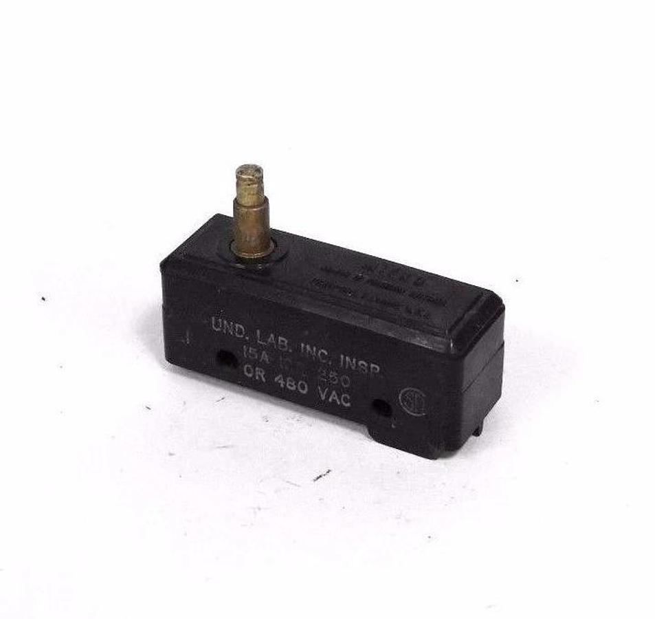 Used LOT OF 2 HONEYWELL MICRO SWITCH B-RS LIMIT SWITCHES 15AMP 250VAC