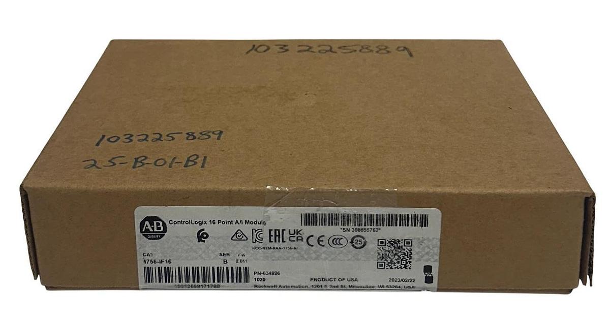 Used ALLEN BRADLEY 1756-IF16 /B ControlLogix 16-PT ANALOG INPUT MODULE 1756IF16 NSFS
