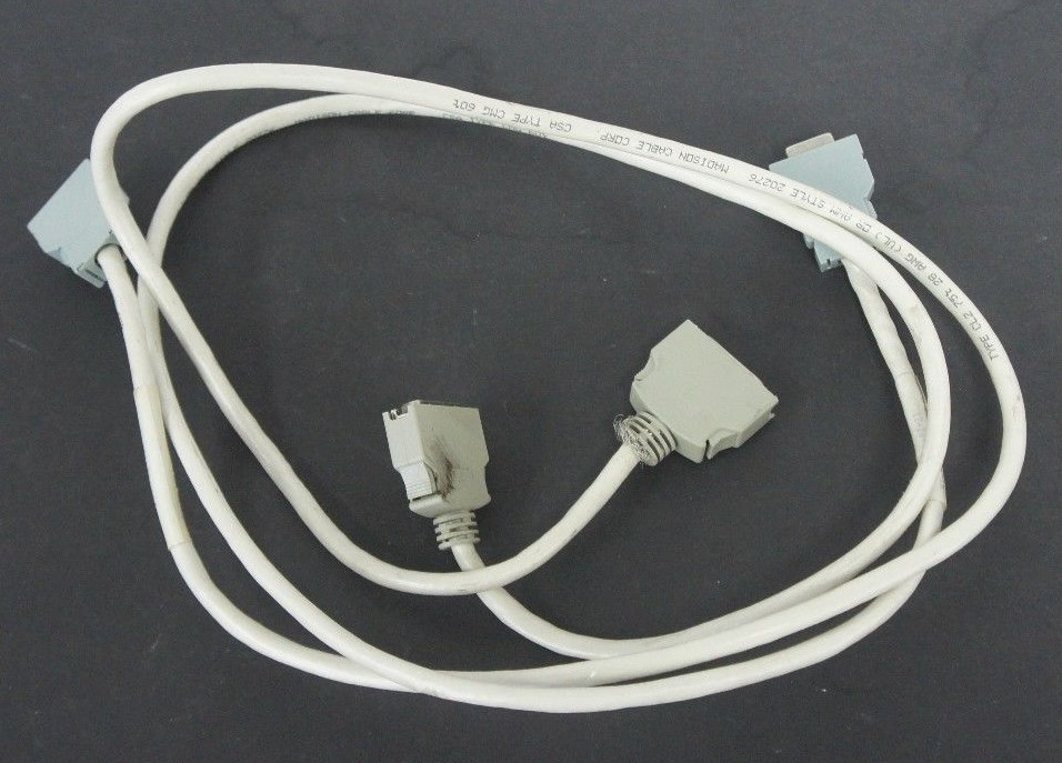 Used LOT OF 2 GE FANUC IC800CBL001A DIGITAL SERVO COMMAND CABLES