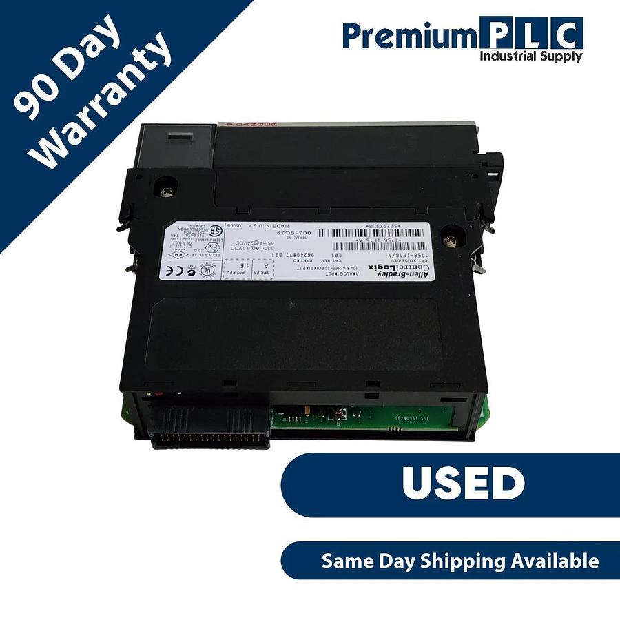 Used ALLEN BRADLEY 1756-IF16 /A ControlLogix ANALOG INPUT MODULE 16-POINT 1756-IF16/A