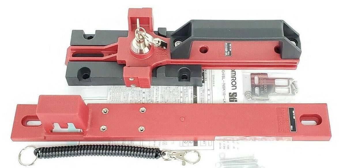Used NIB OMRON D4SL-NSK10-LK-04 GUARD LOCK SAFETY-DOOR SWITCH D4SLNSK10LK04