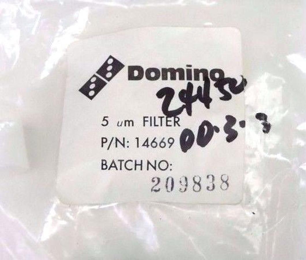 LOT OF 2 NEW DOMINO P/N: 14669 FILTERS 5 uM