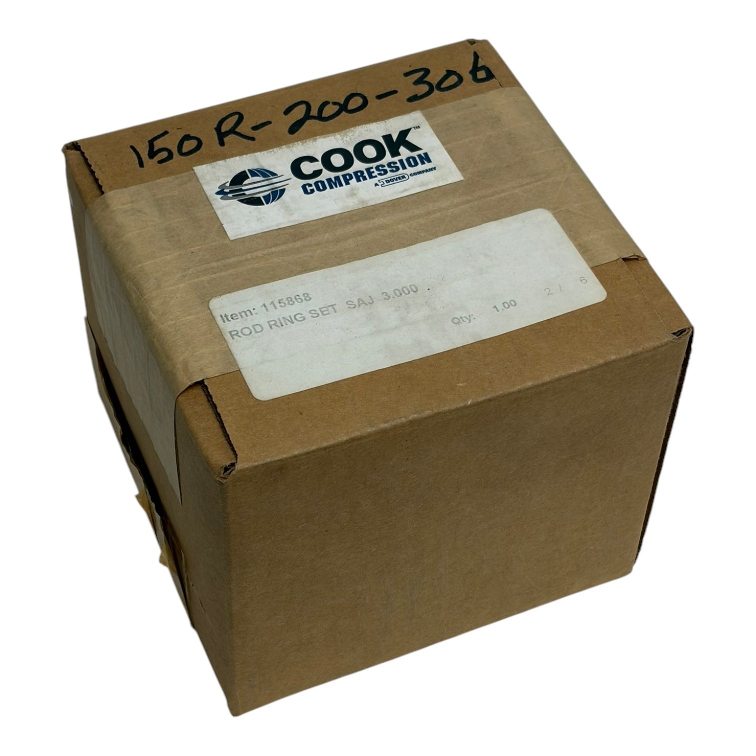 Used Cook Compression 115868 Rod Ring Set SAJ 3.000 Piston Packing New in Box