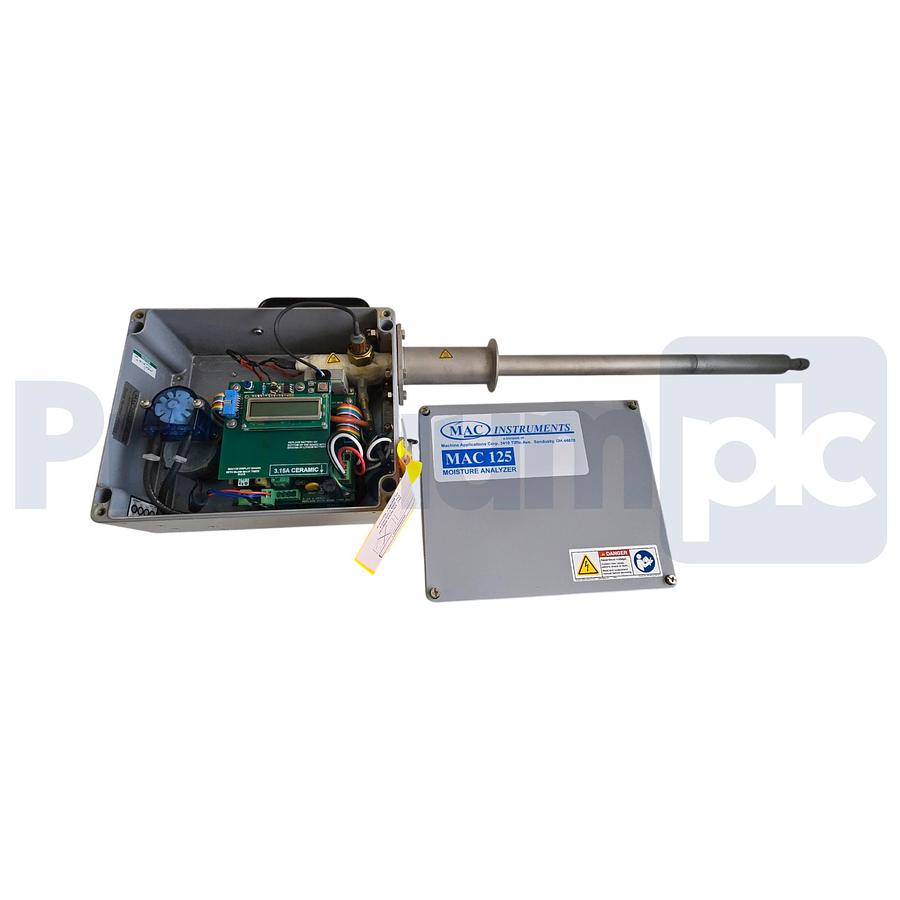 Used MAC INSTRUMENTS MAC-125 MOISTURE ANALYZER S 0-100% MAC125-100-120V w/CABLES NSNP