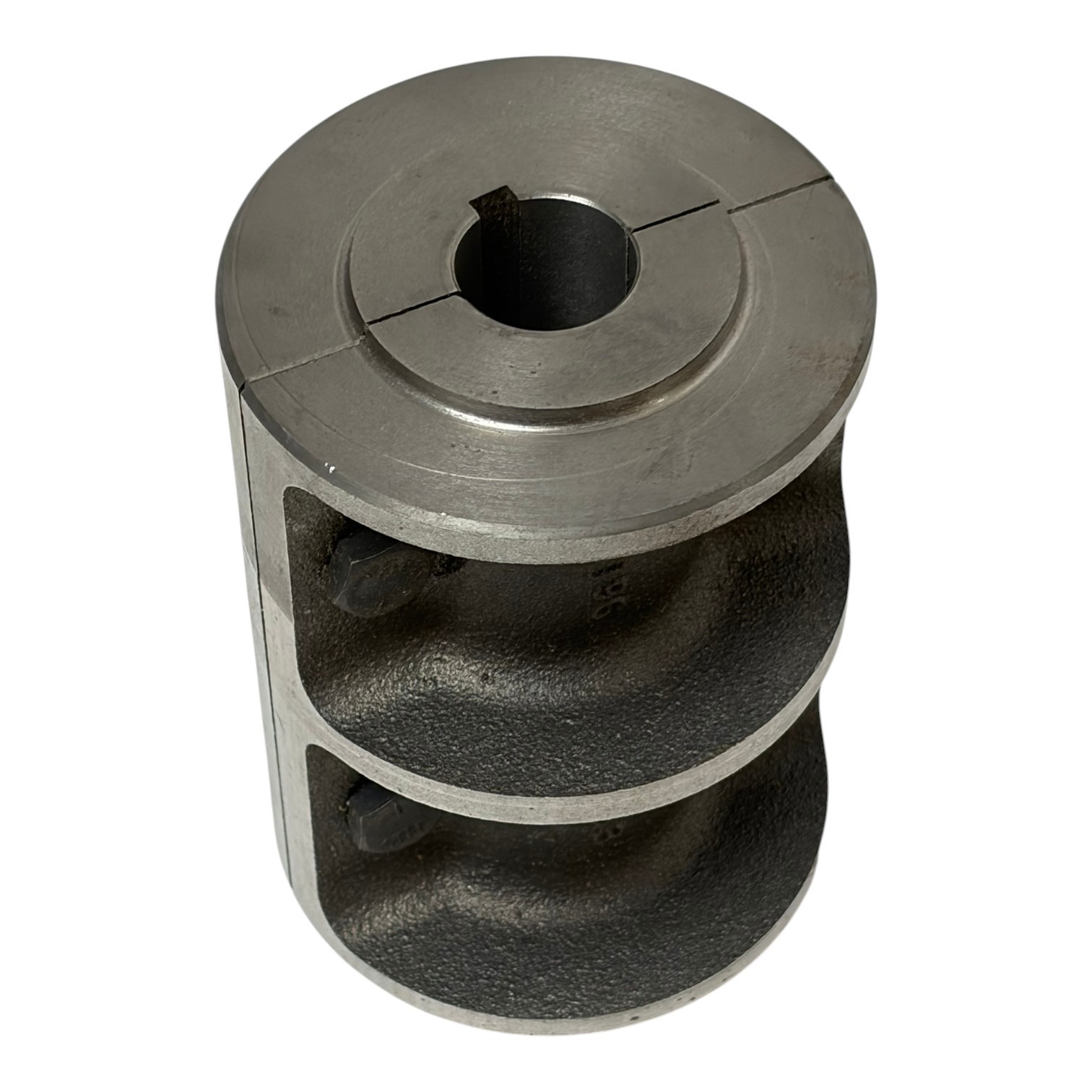 Used Dodge 009083 Ribbed Rigid Coupling Assembly 1-1/4 Inch Bore w Keyway New Surplus