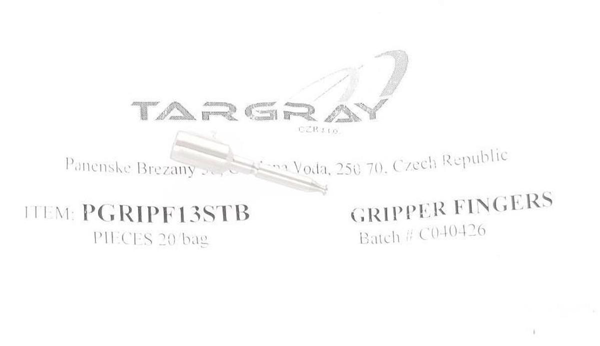 Used LOT OF 13 NEW TARGRAY PGRIPF13STB GRIPPER FINGERS