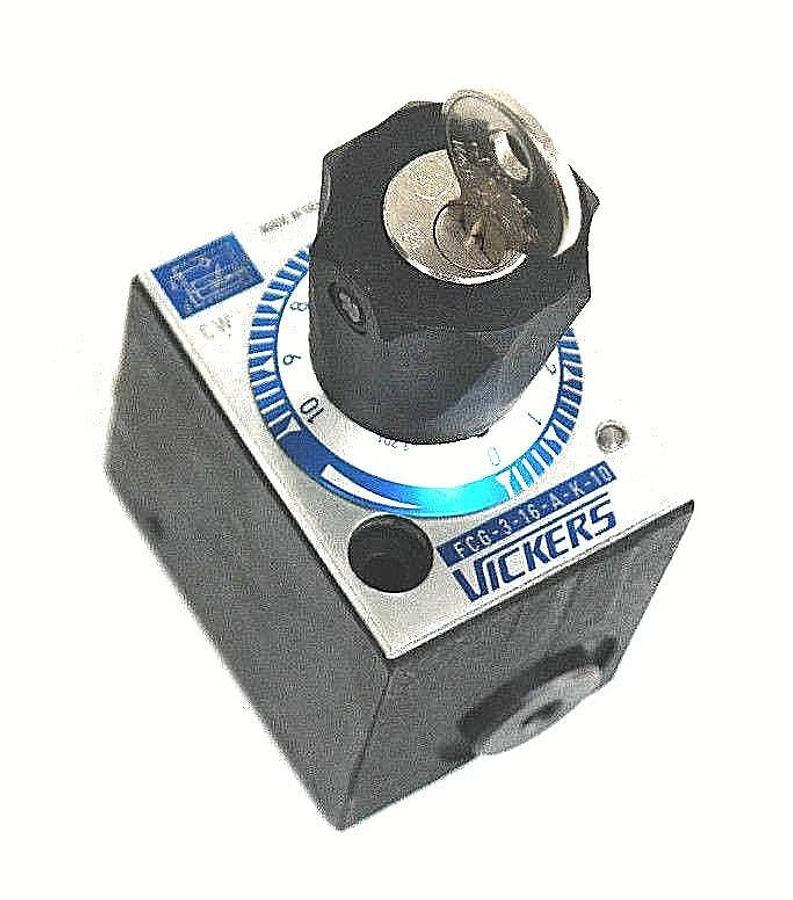 Used NIB VICKERS FCG-3-16-A-K-10 FLOW CONTROL VALVE FCG316AK10