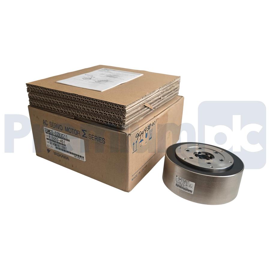 Used YASKAWA ELECTRIC SGMCS-02B3C11 / SGMCS02B3C11 DIRECT DRIVE SERVO MOTOR 42W NSMP