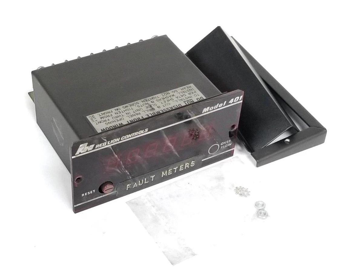 Used RED LION CONTROLS CA400T-6 TOTALIZER MODEL: 401 115VAC 12VDC OUT CA400T6