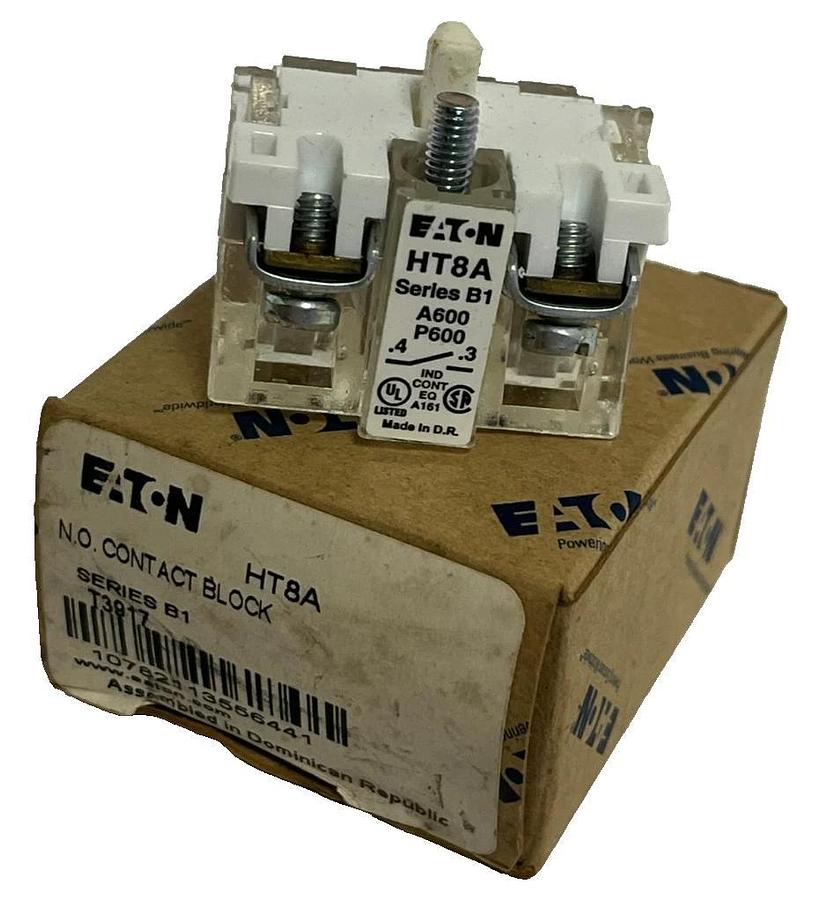 LOT OF 8 Eaton HT8A Contact Block Series B1 30mm HT800 N.O. Normally Open NSMP