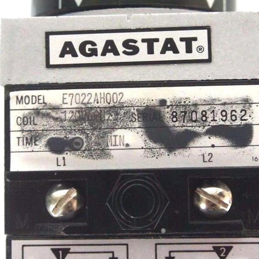 Used TYCO AGASTAT E7022AH002 RELAY 3-30MINUTE TIMING