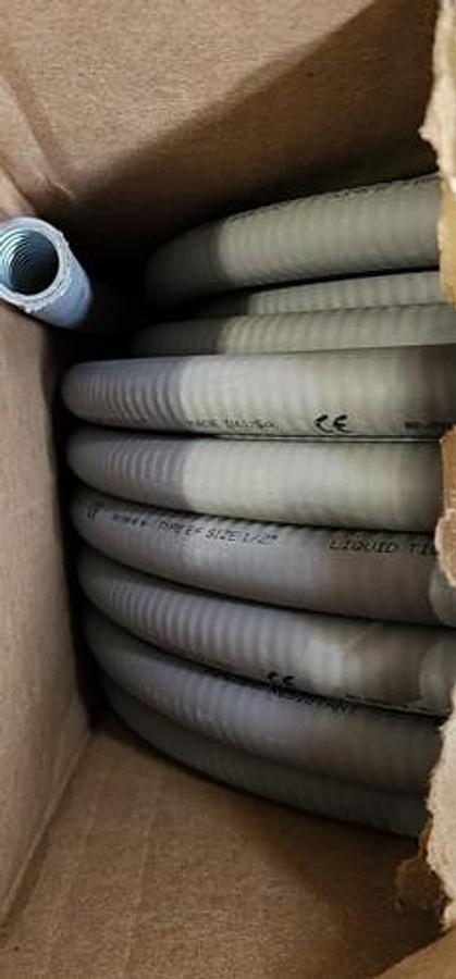 Used NIB LIQUATITE EF-11 CONDUIT SUNLIGHT RESISTANT 1/2'' GRAY EF11