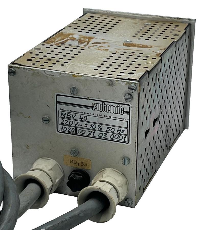 Used Schmid Autronic MBV-40 Control Unit 220V 3-Plug Handheld Device MBV40