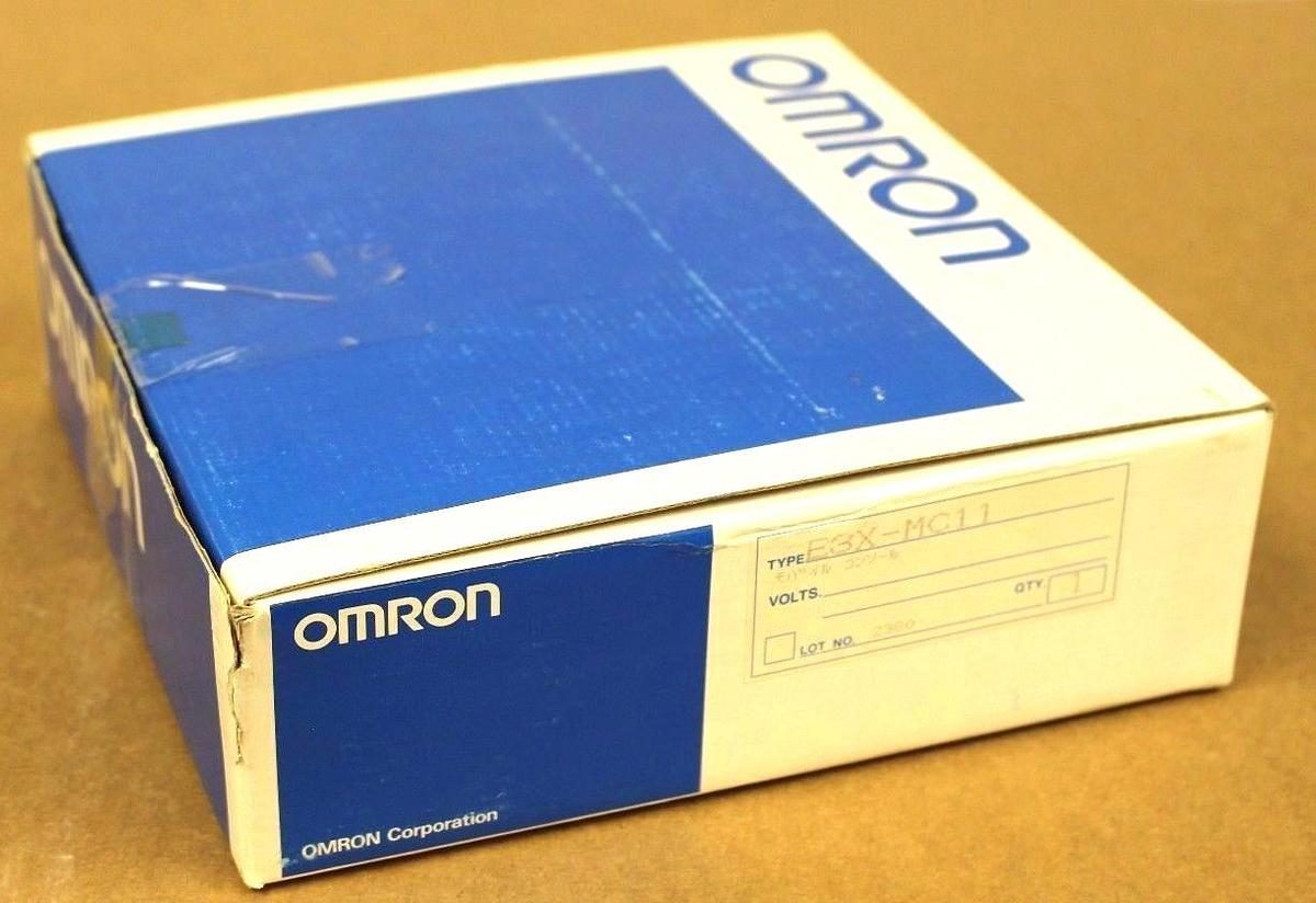 Used NIB OMRON E3X-MC11 REMOTE CONTROL KIT COMPLETE W/AC ADAPTER E3XMC11