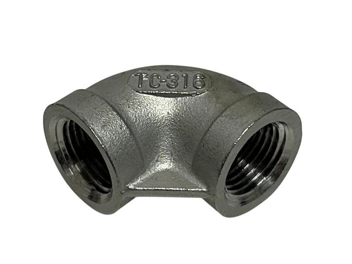14 UNBRANDED TC-304 / TC-316 / 1/2-150 / G-NPT THREADED ELBOW FITTINGS NSNP